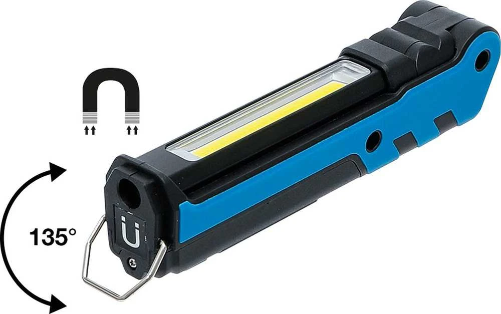 Bgs Technic Darbo lempa akumuliatorinė | COB LED | 360LM (85334)