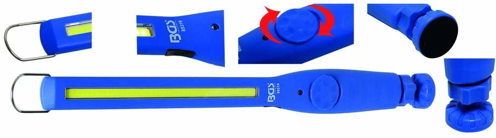 Bgs Technic Darbo lempa | COB-LED | itin plokščio tipo (85319)