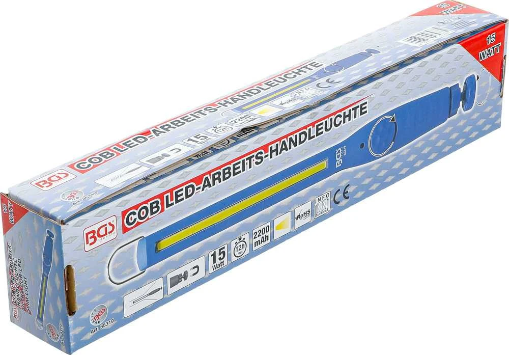 Bgs Technic Darbo lempa | COB-LED | itin plokščio tipo (85319)