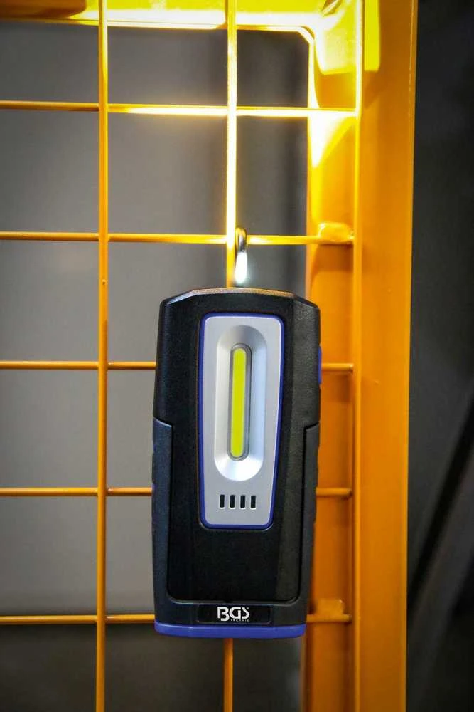 Bgs Technic Darbo lempa COB LED | su magnetu ir kabliu | sulankstoma | su belaidžio įkrovimo funkcija (85331)