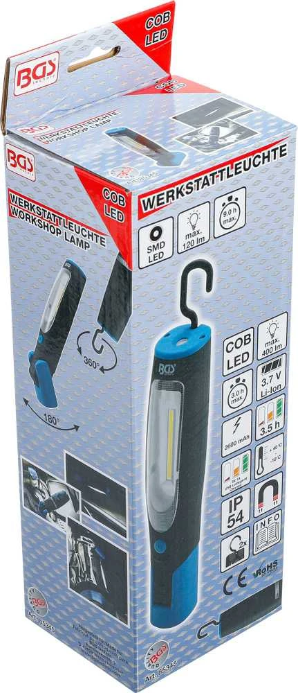 Bgs Technic Darbo lempa su magnetu ir kabliu | COB LED (85345)