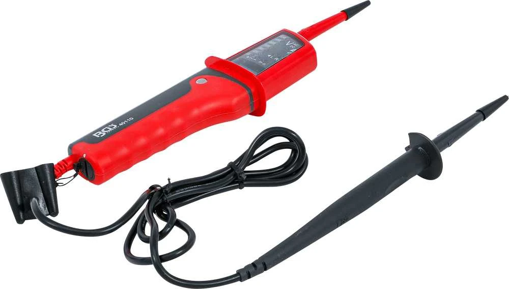 Bgs Technic Daugiafunkcinis įtampos testeris su LCD ekranu (40110)
