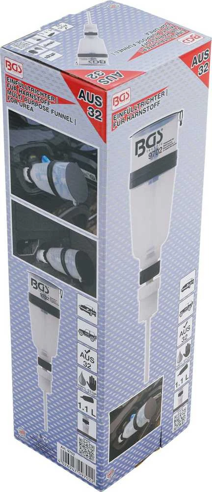 Bgs Technic Daugiafunkcinis piltuvas | karbamidui AdBlue® (AUS 32) | tiesus (9702)