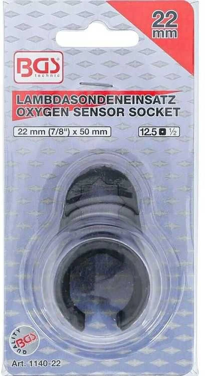Bgs Technic Deguonies jutiklio galvutė | kampinė | 12,5 mm (1/2") | 22 mm (1140-22)