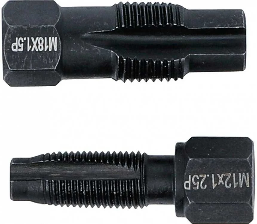 Bgs Technic Deguonies jutiklio sriegio taisymo įrankis M18 x 1,5 mm | M12 x 1,25 mm | 2 vnt. (65591)