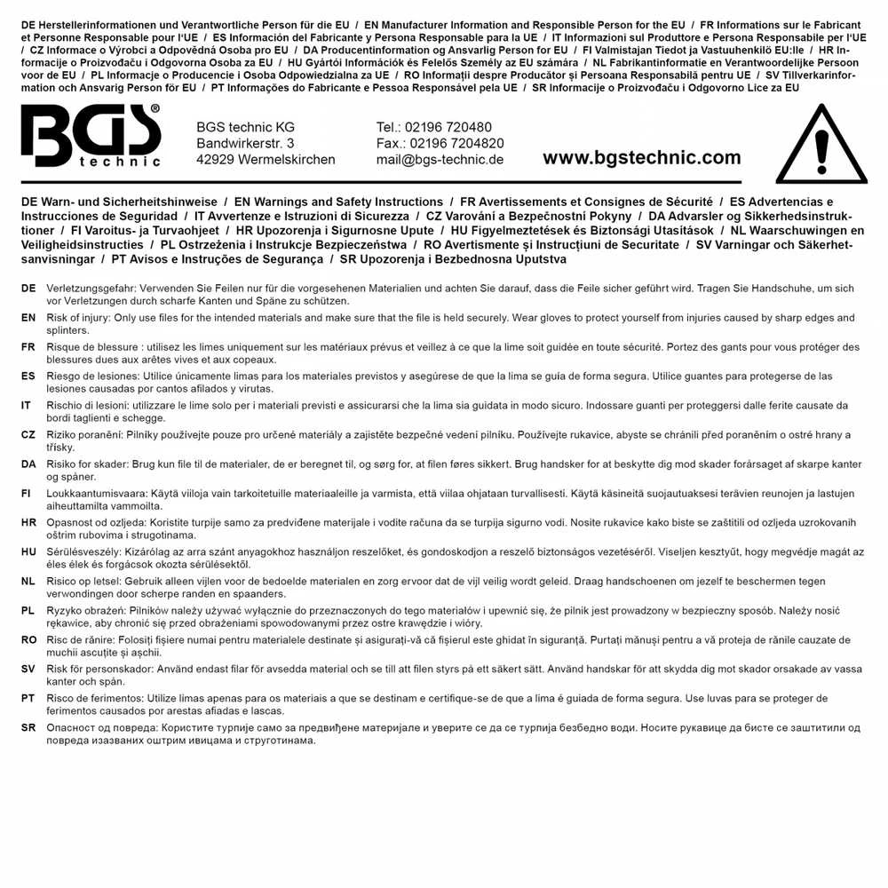 Bgs Technic Dildelių rinkinys preciziniams darbams | 6 vnt (50201)