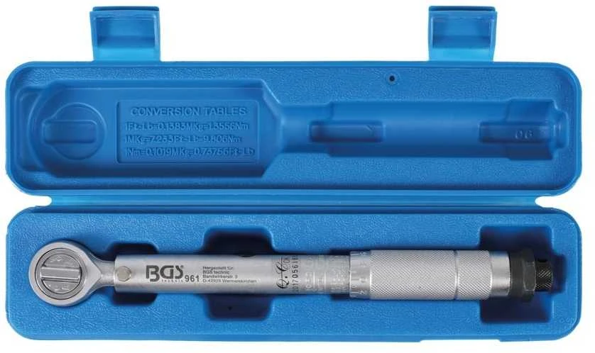 Bgs Technic Dinamometrinis raktas | 10 mm (3/8") | 20–110 Nm | su adapteriu (961)