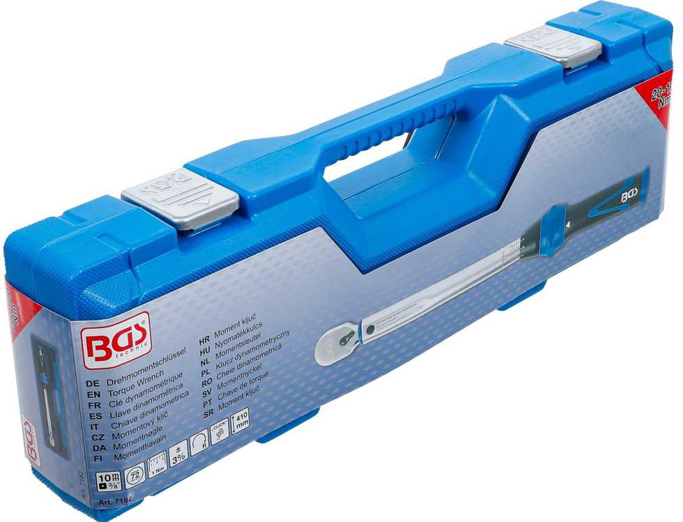 Bgs Technic Dinamometrinis raktas | 3/8" | 20–120 Nm | 410 mm | BGS (7182)
