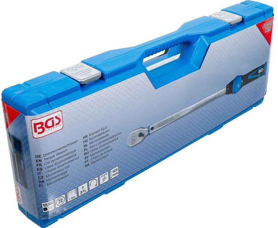 Bgs Technic Dinamometrinis raktas | 12.5 mm (1/2") | 40 - 210 Nm (7183)
