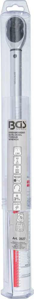 Bgs Technic Dinamometrinis raktas | 12.5 mm (1/2") | 40 - 220 Nm (2827)