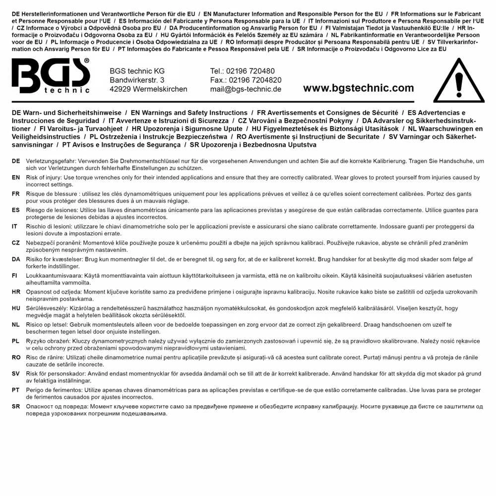 Bgs Technic Dinamometrinis raktas + adapteris + ilgintuvas | 12.5 mm (1/2") | 40 - 220 Nm | 3 vnt. (2837)