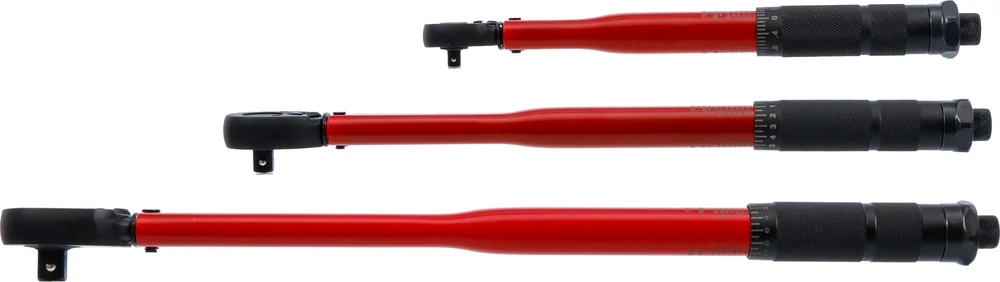 Bgs Technic Dinamometrinių raktų rinkinys | 1/4", 3/8", 1/2" | 2–210 Nm | 3 vnt. (90114)