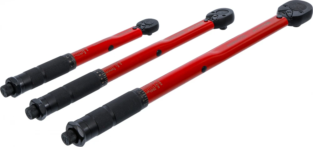 Bgs Technic Dinamometrinių raktų rinkinys | 1/4", 3/8", 1/2" | 2–210 Nm | 3 vnt. (90114)