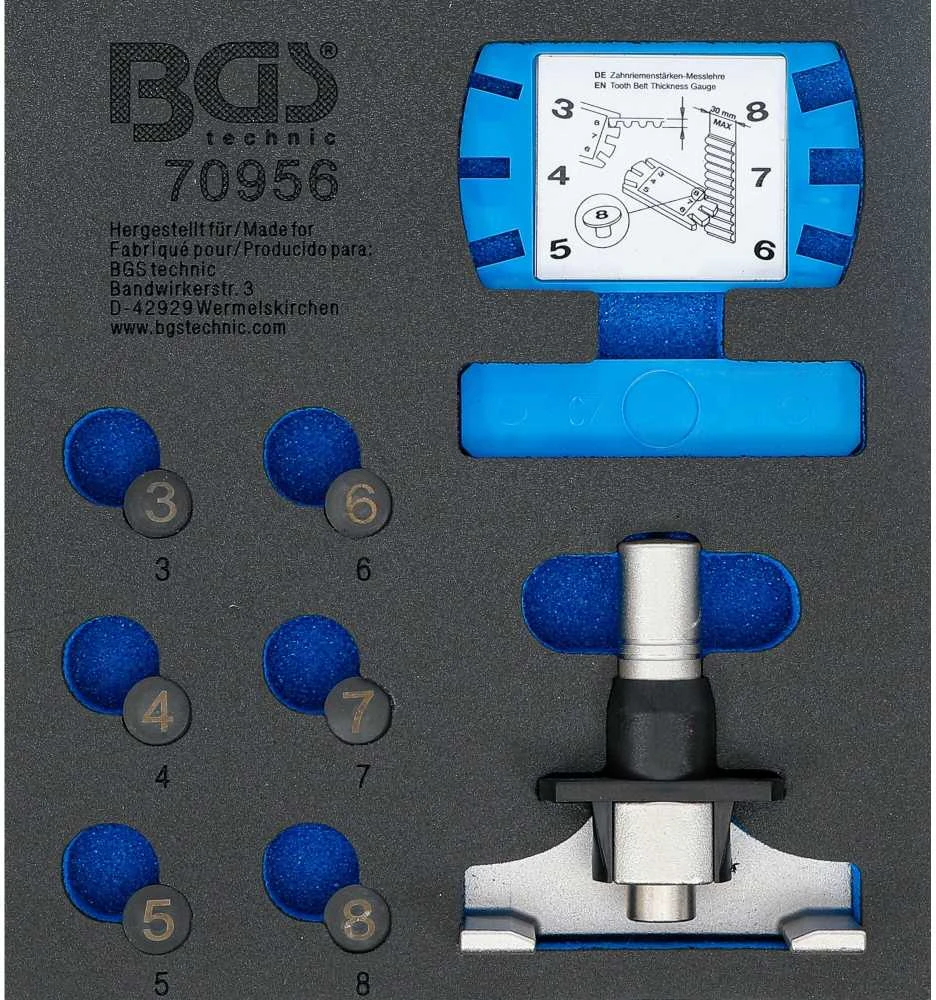 Bgs Technic Diržo matuoklis ir matavimo įrankių rinkinys (70956)