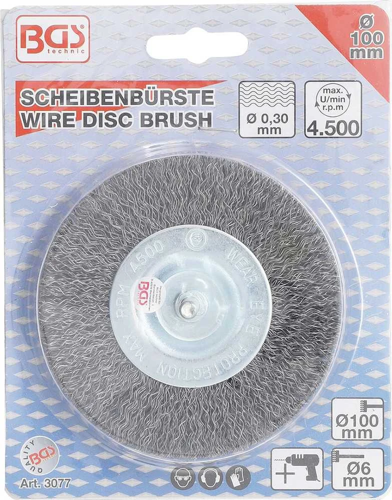 Bgs Technic Diskinis šepetys | Ø 100 mm (3077)