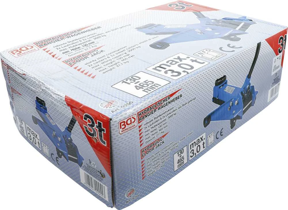 Bgs Technic Domkratas su ratukais | hidraulinis | 3 t (9255)
