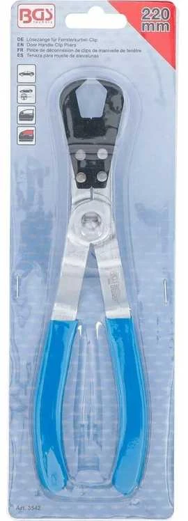 Bgs Technic Durų rankenų klipų replės | 220 mm (3542)