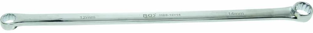 Bgs Technic Dvigubo žiedo raktas | ilgas tipas | 12x14 mm (1186-12x14)