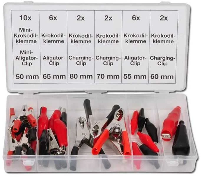 Bgs Technic Elektrinių spaustukų asortimentas | 28 vnt. (8138)