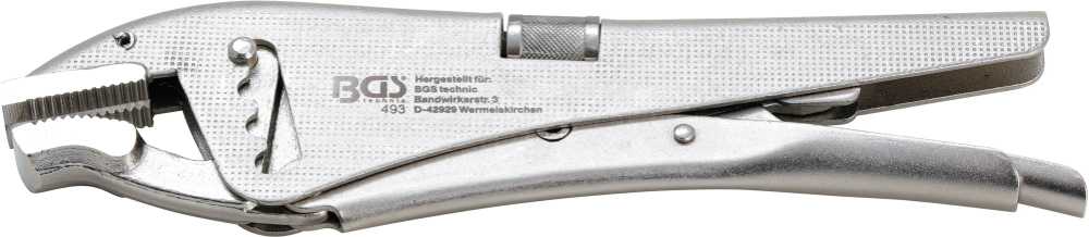 Bgs Technic Fiksuojamos replės | 3 krypčių reguliuojamos | 225 mm (493)