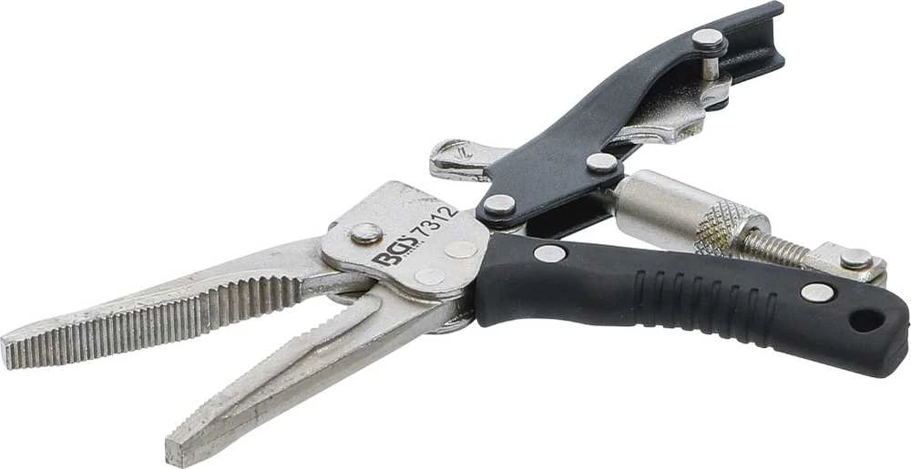 Bgs Technic Fiksuojamos replės | pistoleto tipo | ilgu snapu | 170 mm (7312)