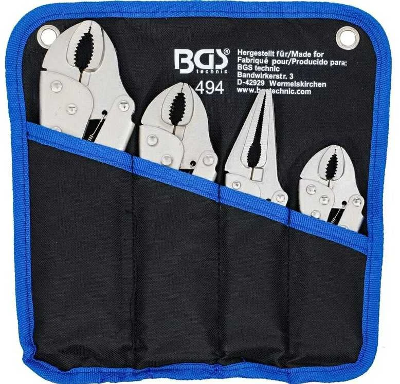 Bgs Technic Fiksuojamų replių rinkinys | 4 vnt. (494)