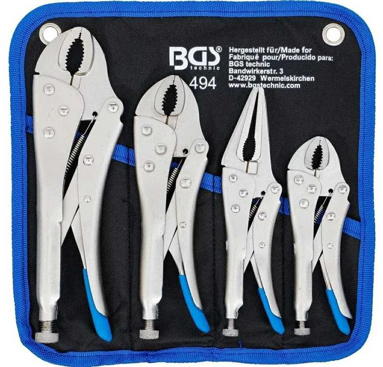 Bgs Technic Fiksuojamų replių rinkinys | 4 vnt. (494)