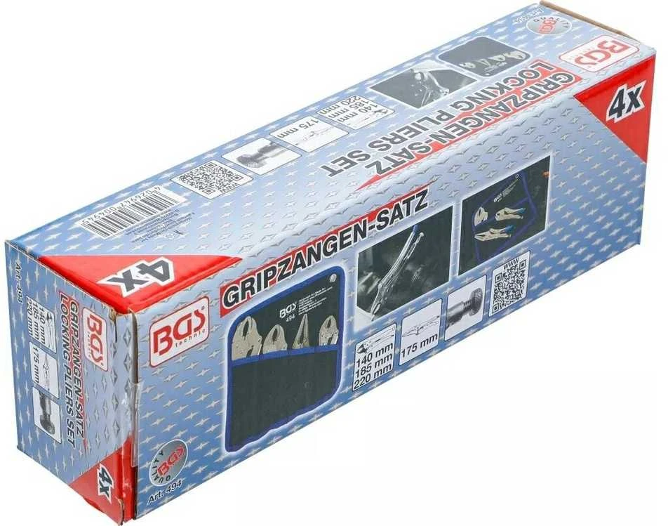 Bgs Technic Fiksuojamų replių rinkinys | 4 vnt. (494)