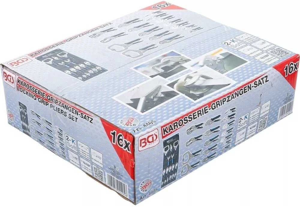 Bgs Technic Fiksuojamų replių rinkinys | 16 vnt. (4495)