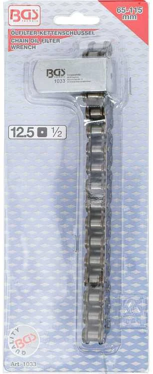 Bgs Technic Grandininis raktas alyvos filtrui | 32 grandys | Ø 65–115 mm (1033)