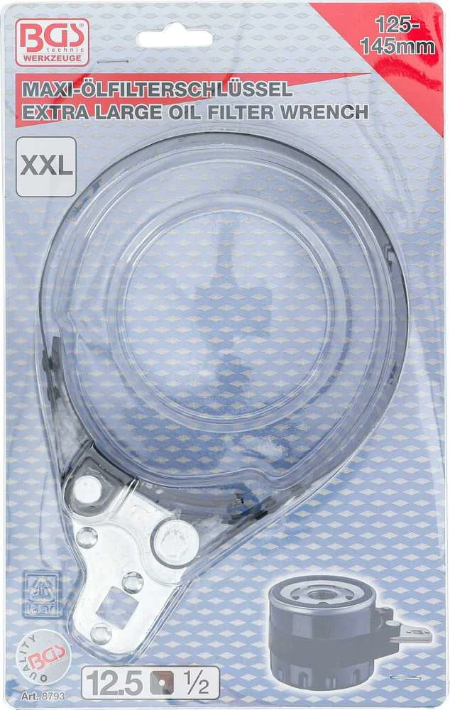 Bgs Technic Filtro raktas juostinis XL | Ø 125 - 145 mm (8793)
