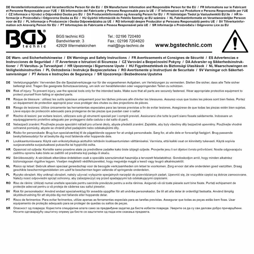 Bgs Technic Galinės ašies veržlės galvutė | vidiniai dantukai | DAF (LF 45) 12t (74604B)