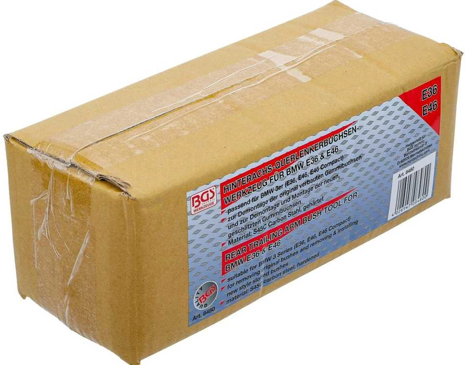 Bgs Technic Galinių traukių / įvorių presavimo rinkinys | BMW E36 / E46 (8480)