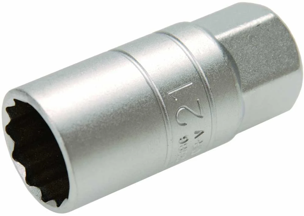 Bgs Technic Galvutė žvakėms su guminiu laikikliu, 12 kampų | 12,5 mm (1/2") | 21 mm (2386)