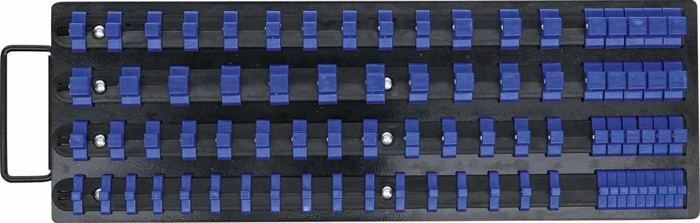 Bgs Technic Galvučių laikiklis | su 80 klipų | 6,3 mm (1/4 ") | 10 mm (3/8") | 12,5 mm (1/2") (6871)