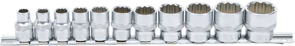 Bgs Technic Galvučių rinkinys, 12 kampų | 10 mm (3/8") | Coliniai dydžiai | 11 vnt. (9112)