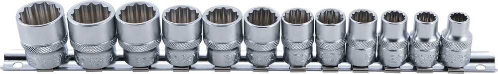 Bgs Technic Galvučių rinkinys 12 kampų | 10 mm (3/8") | 8 - 19 mm | 12 vnt. (9105)