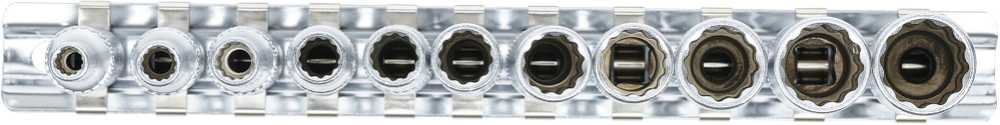 Bgs Technic Galvučių rinkinys, 12 kampų, ilgos | 6.3 mm (1/4") | 11 vnt. (5251)
