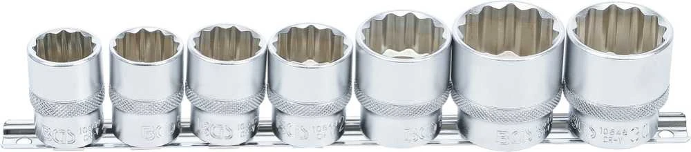 Bgs Technic Galvučių rinkinys | 12-kampės | 12,5 mm (1/2") | 20–32 mm | 7 vnt. (9109)