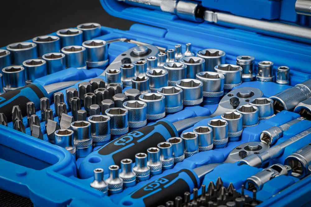 Bgs Technic Galvučių ir antgalių rinkinys Pro Torque | 6,3 mm (1/4") / 10 mm (3/8") / 12,5 mm (1/2") | 192 vnt. (2243)