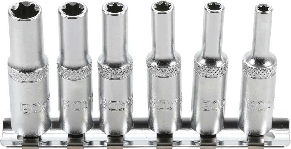 Bgs Technic Galvučių rinkinys E-Tipas | Ilgos | 6.3 mm (1/4") | E4 - E10 | 6 vnt. (6403)