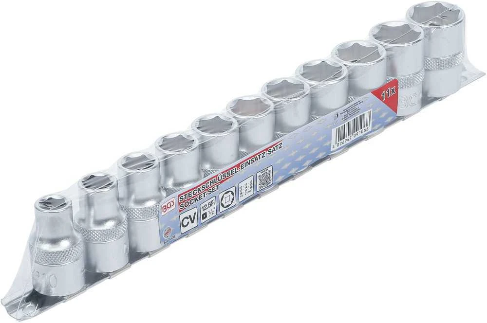 Bgs Technic BGS šešiakampių galvučių rinkinys 1/2 colio 10–21 mm, 11 vnt., 9106