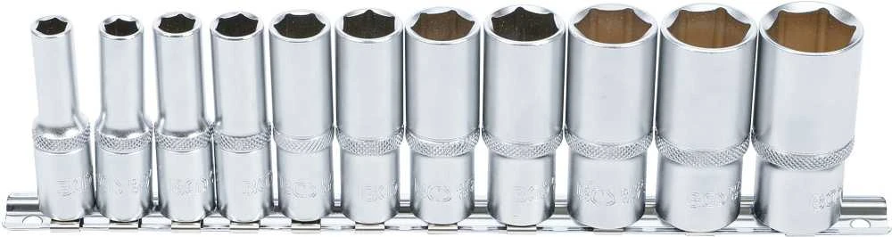 Bgs Technic Galvučių rinkinys, šešiakampės, ilgos | 10 mm (3/8") | Coliniai dydžiai | 11 vnt. (2756)