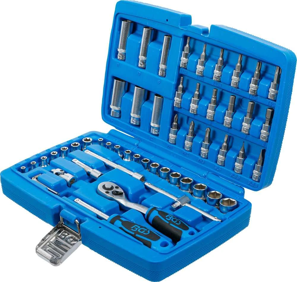 Bgs Technic Galvučių su terkšle rinkinys | 6.3 mm (1/4") | 53 vnt. (2147)