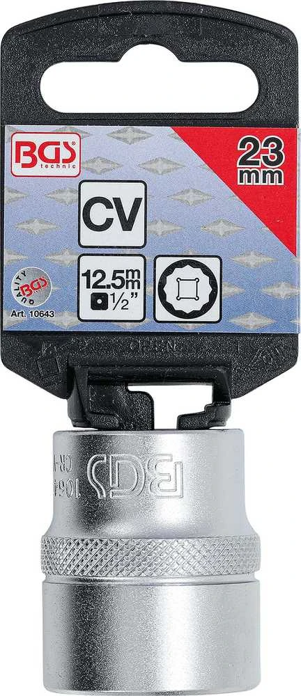 Bgs Technic Galvutė 12-kampė | 12,5 mm (1/2") | 23 mm (10643)