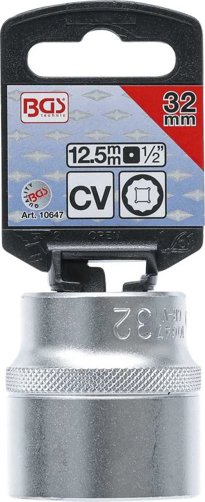 Bgs Technic Galvutė 12-kampė | 12,5 mm (1/2") | 32 mm (10647)
