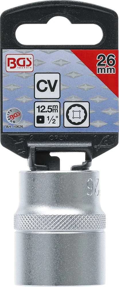 Bgs Technic Galvutė 12-kampė | 12,5 mm (1/2") | 26 mm (10626)