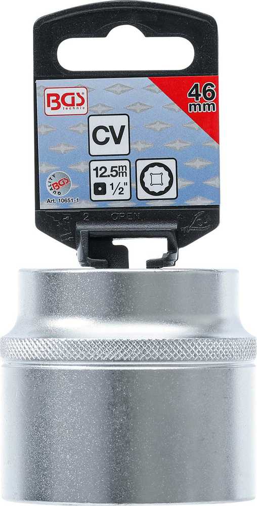 Bgs Technic Galvutė 12 kampė | 12,5 mm (1/2") | 46 mm (10651-1)