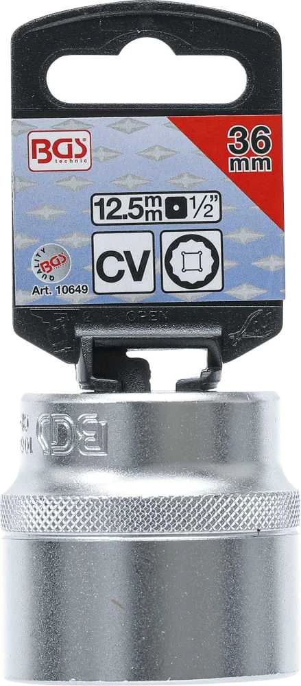 Bgs Technic Galvutė 12 kampė | 12,5 mm (1/2") | 36 mm (10649)