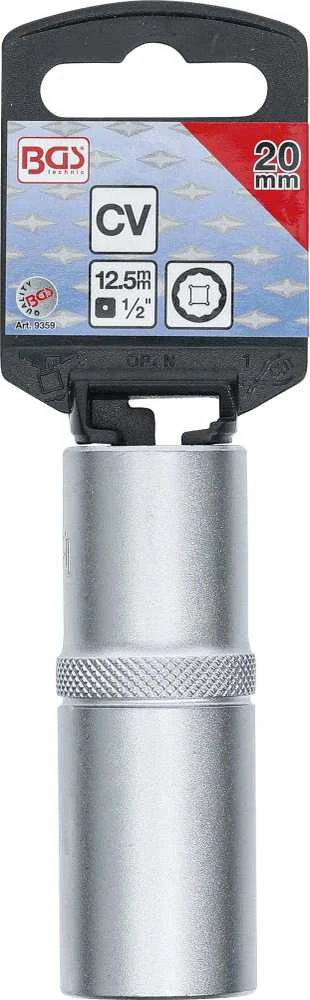 Bgs Technic Galvute 12 kampų ilga | 12,5 mm (1/2") | 20 mm (9359)